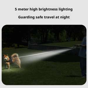 Langlebige Nylon-Hundeleine mit Automatischer Rückzugfunktion, 3M 5M 8M, Neues Design, Bestseller, mit Geschirr für Tägliche Spaziergänge im Freien - Product Image 4