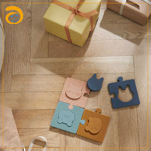 חדש מונטסורי מכירה לוהטת מודיעין צעצוע סיליקון <span class=keywords><strong>Diy</strong></span> הזזה בלוקים פאזל עבור תינוק פעוטות קיד בני בנות - Product Image 4