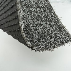 <span class=keywords><strong>Gazon</strong></span> artificiel <span class=keywords><strong>gris</strong></span>-blanc en plastique personnalisable en gros, 19 mm, <span class=keywords><strong>gazon</strong></span> artificiel de loisirs à large gamme d'applications - Product Image 1