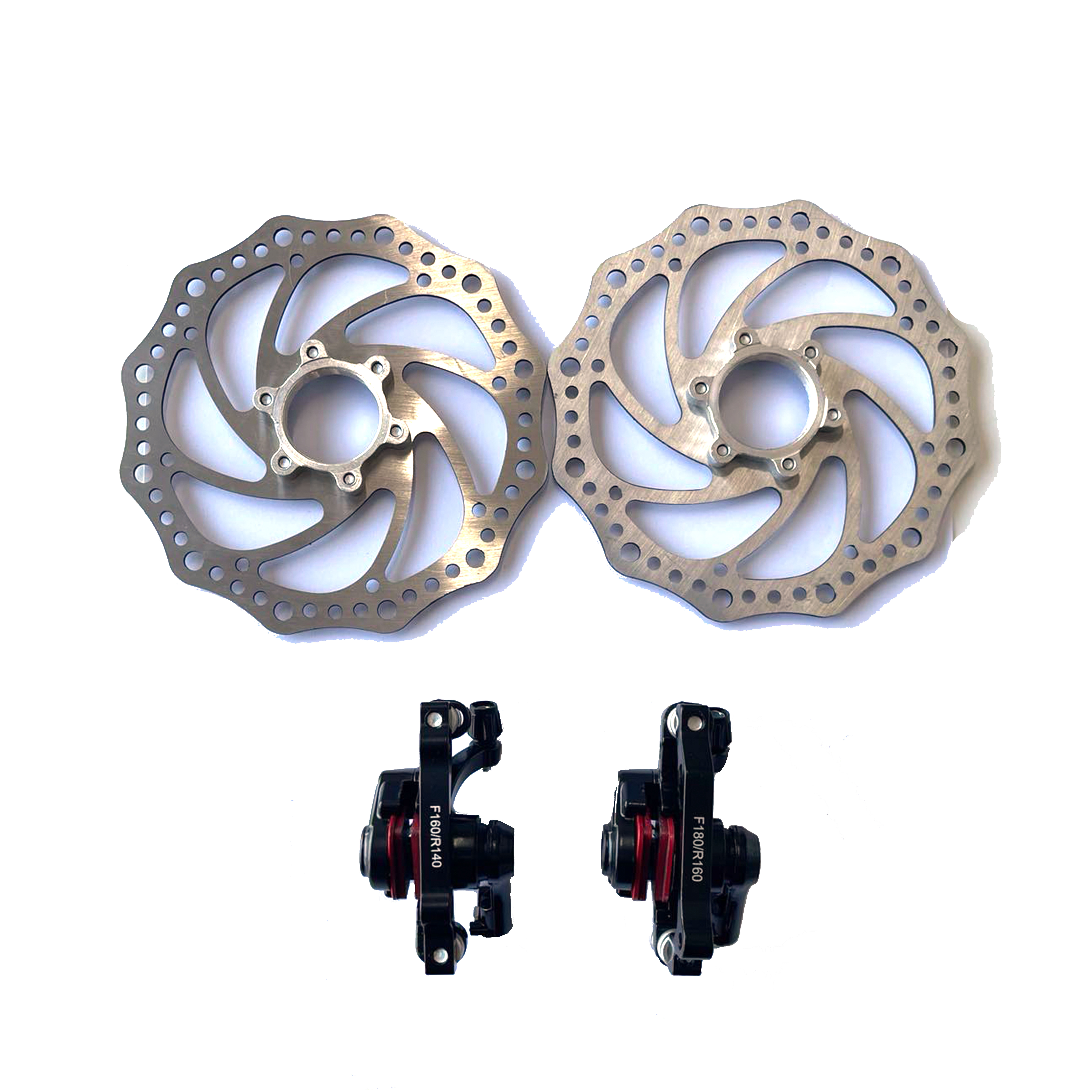 Высококачественные детали для горного велосипеда, стальные велосипедные передние и задние тормозные суппорты с резьбой для горного велосипеда, тормозной дисковый станок