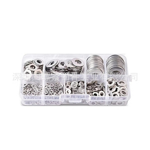 684pcs 304 Stainless Steel Flat Washers Set M2 M2.5 M3 M4 M5 M6 M8 M10 M12 DIN125 Mechanical Design - Product Image 2