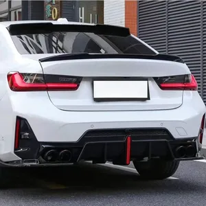 ท่อไอเสียรถยนต์สำหรับซีรีส์ 3 รุ่น G20 G28 LCI ปี 2022-2026 ปลายท่อเก็บเสียงแบบสองแถว รูสองด้าน ชุดอุปกรณ์ตกแต่ง - Product Image 4