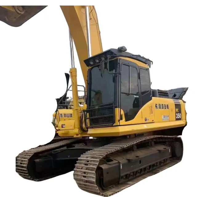 Komatsu เครื่องขุดตีนตะขาบดั้งเดิม pc350อุปกรณ์ขนาดใหญ่