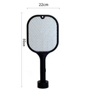 Cao hiệu quả 2 trong 1 pin Powered điện muỗi Vỉ Đập nhà du lịch cắm trại ngoài trời sử dụng có thể sạc lại muỗi vợt - Product Image 4