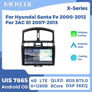 MEKEDE X40 UIS7865 8+128G QLED AKM DSP CarPlay Inalámbrico Android Auto para Hyundai <span class=keywords><strong>Santa</strong></span> <span class=keywords><strong>Fe</strong></span> 2000-2012 para JAC S1 2007-2013 - Product Image 1