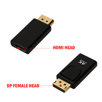 Adaptateur 4K 30Hz UHD vers HDMI Mâle vers Femelle, Convertisseur DP vers HDMI avec Audio Benfei pour Lenovo Dell HP
