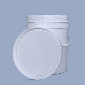 4L 8L 18L 20L 25L 30L ถังพลาสติก PP สีขาวพร้อมฝาเกลียวสำหรับผงของเหลว - Product Image 6