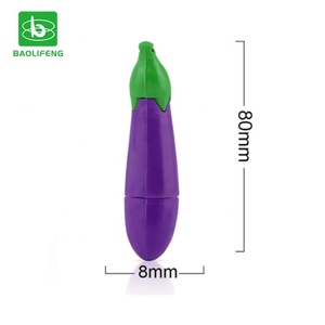 Regalo de promoción logotipo personalizado berenjena Soft Shell portátil de gran capacidad USB 2,0 usb 3,0 Flash Drive - Product Image 4