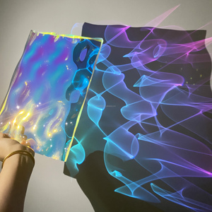 Đầy Màu sắc Lớn Nước gợn tấm <span class=keywords><strong>Acrylic</strong></span>/Giao Hưởng đèn ma thuật ánh sáng vật liệu nhựa - Product Image 1