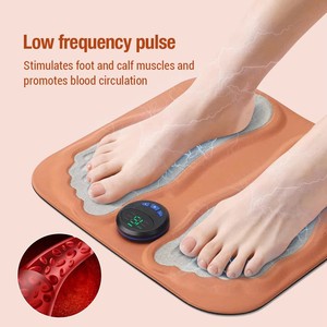 Coussin de <span class=keywords><strong>massage</strong></span> des pieds vibrant professionnel 3D avec rouleaux pétrissants, contrôle de la minuterie, 15 niveaux de chauffage et amélioration de la circulation sanguine - Product Image 2