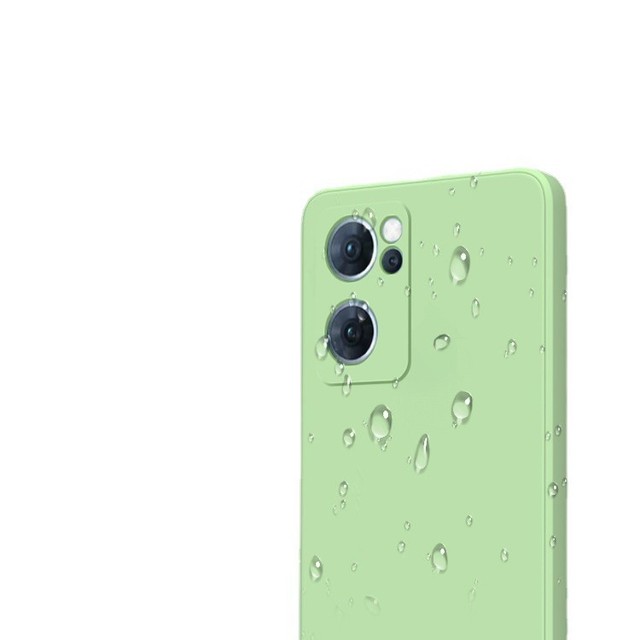 Opporeno7 's Cube TPU Business Design Mobile Phone Case with Phone Grip Straight Edge Drop-resistant for Reno7pro