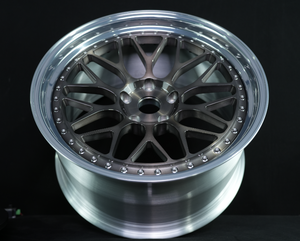 Jantes forgées PJ Custom 2 pièces 6061-T6 à profil profond et lèvre polie pour <span class=keywords><strong>Ford</strong></span> <span class=keywords><strong>Mustang</strong></span> S550 S650 - Product Image 4