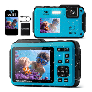Mini caméra numérique pour enfants 64MP 5K, caméra de vlog à mise au point automatique avec webcam, écran rotatif pour l'acrobatie et le ralenti - Product Image 5