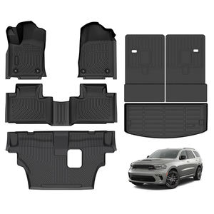 Accesorios de Interior de coche, alfombrillas de TPE 3D para suelo de coche, revestimiento de suelo para Dodge <span class=keywords><strong>Durango</strong></span> 7-Pssenger Bench 2016-2025, alfombrilla para maletero de coche - Product Image 1