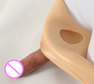 Лидер продаж, женские трусики 5,5 дюйма с пенисом, женские трусики для мастурбации, носимые реалистичные трусики из натурального силикона для фаллоимитатора, нижнее белье - Product Image 5