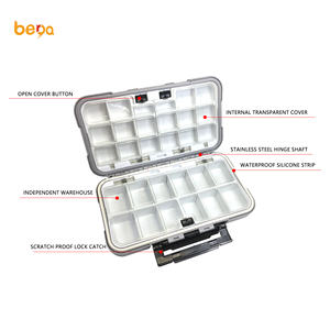 Meikon — boîte de rangement en plastique dur, grande mallette en plastique, idéale pour les leurres de pêche - Product Image 2