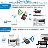 Nuevo Adaptador Wifi USB2.0 Externo de Doble Banda, Tarjeta de Red Inalámbrica 2.4G 5G, 600Mbps, Receptor y Transmisor Inalámbrico