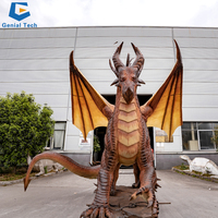 SGTL72 Modèle de dragon occidental personnalisé en usine de haute qualité Dragon animatronique à vendre