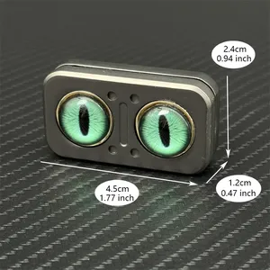 Jouets anti-stress EDC exquis en forme de hibou, spinner anti-stress en alliage de zinc, slider anti-stress personnalisé, jouet anti-stress et de relaxation pour le bureau - Product Image 6