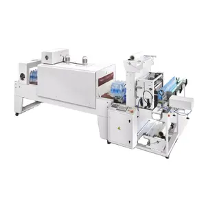 Automatische Manchet Type Sealer Krimpt Zuiver Water Flessen Wrap Machine Warmte Krimpen Tunnel Machine Pe Film