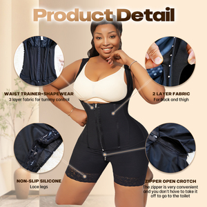 Giai đoạn 2 fajas colombianas tráng BBL bài operative bodysuit Shapewear fajas corset giảm béo cơ thể Shaper giảm béo vỏ bọc - Product Image 3