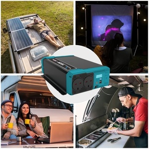 Inversor de Potência de Onda Senoidal Pura 12V <span class=keywords><strong>24V</strong></span> 220V 1000W 1100W DC para AC Off-Grid para RV com Controle Remoto - Product Image 6