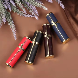 OEM 5ml New Design Empty Cosmetic Alloy Perfume <strong>Atomizer</strong> Bottle Aluminum Body Refillable Metal Fragrance <strong>Atomizer</strong>