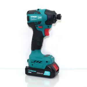 Yüksek verimli lityum pil 3 dişliler ayarı 1/4 "otomobil bakım için güç darbe anahtarı 21V elektrikli akülü aracı - Product Image 3