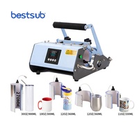 Bestsub Craft Express Groothandel Sublimatie Mok Press Printing 4 In 1 Pro Wijn Mok Tumbler Warmte Persmachine