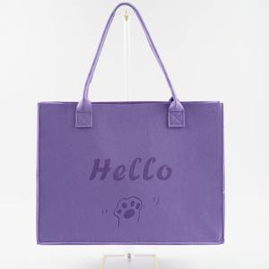 <span class=keywords><strong>Sac</strong></span> fourre-tout d'été en feutre pour femme, personnalisable avec logo, durable, promotion <span class=keywords><strong>de</strong></span> <span class=keywords><strong>marque</strong></span> haut <span class=keywords><strong>de</strong></span> gamme, 10 % <span class=keywords><strong>de</strong></span> réduction sur le <span class=keywords><strong>Black</strong></span> <span class=keywords><strong>Friday</strong></span> - Product Image 2