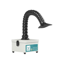 Purificateur de fumée de soudage manuel de bureau, soudage sans fumée, élimination de la fumée de soudage, extracteur de fumée de bureau, mini portable