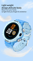 Reloj Inteligente para Niños, Multilingüe, LBS+WiFi, 4G, con Cámara, Videollamadas, Juegos, Reloj Inteligente para Niños