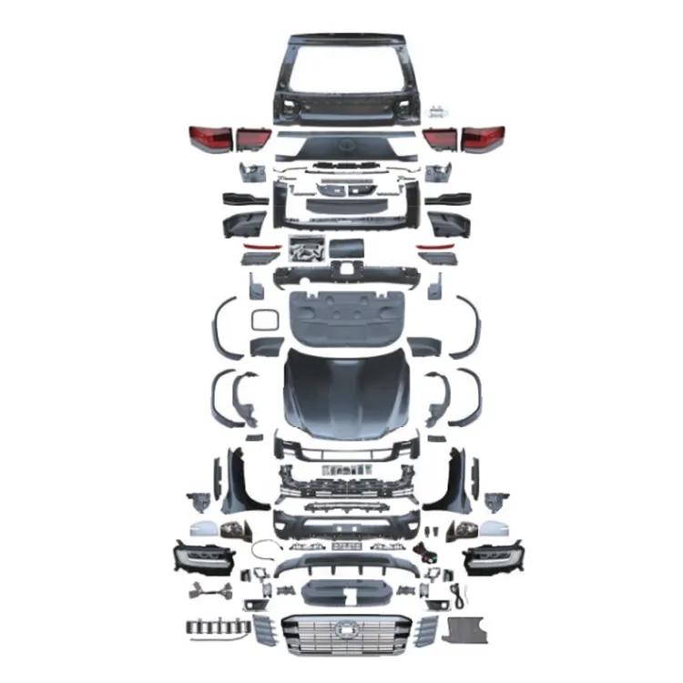 Fabricage Auto-Accessoires Achterbumper Licht Full Body Kit Voor Toyota Land Cruiser 08-22 Upgrade Naar Land Cruiser 300