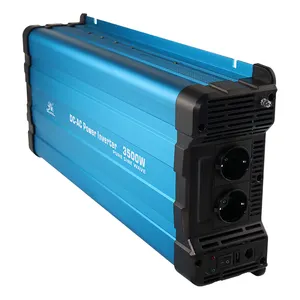 3500W Car Power Inverter DC 12V to 220V AC Converter with USB Car Pure Sine Wave Inverter