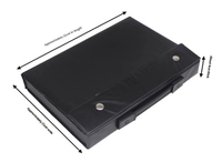 Boîte de rangement pour Mahjong en gros d'usine, étui rigide pour tuiles de Mahjong, organisateur durable pour jeu de Mahjong à domicile