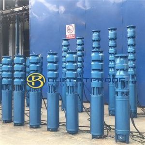 Bomba de agua sumergible eléctrica multietapa a prueba de balas de 25hp-100hp para pozos, de 4-18 pulgadas, alta presión, 9m³/h-2500m³/h, motor de CA - Product Image 2