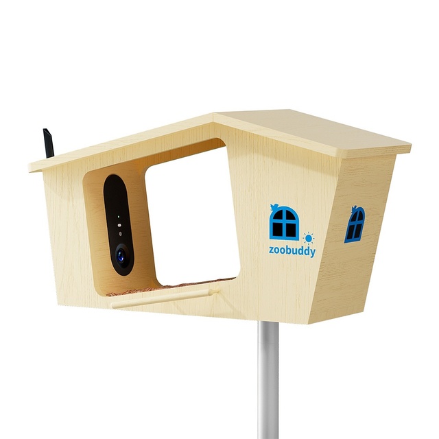 Smart AI Bird Feeder 4K Ultra-clear Camera Ultra-wide Angle AI Identification Thousands Bird Species Solar-Powered Bird