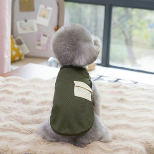 Moda bolsillo transpirable fino Mest perro chaleco venta al por mayor ropa para mascotas nuevo diseñador Primavera Verano perro y gato ropa - Product Image 6