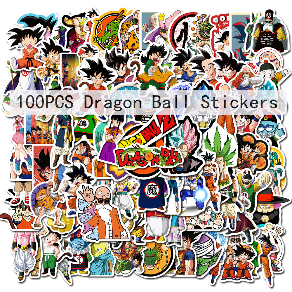 100pcs Dragon Ball Autocollants