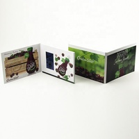 Meilleure vente, produit innovant, carte postale commerciale numérique pour le marquage, carte de vœux commerciale lcd, cadeau, livret vidéo
