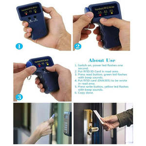 Lecteur-graveur RFID 125kHz en gros pour le clonage et la sauvegarde de cartes d'identité - Product Image 4