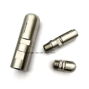 1/4 "Stecker SS304 CIP Kleine rotierende Tan krein igungsdüse, 1/2" Buchse 360 Grad rotierende Behälter wasch sprüh düse