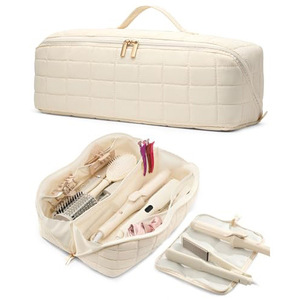 Organizador de Herramientas para el Cabello de Nailon Acolchado – Estuche de Viaje de Gran Capacidad con Bolsa Desmontable para Rizadores y Cosméticos - Product Image 2
