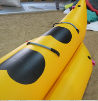Nouveau bateau banane gonflable en PVC écologique pour une personne seule pour l'aviron, le surf et la pêche à la dérive-Activités nautiques