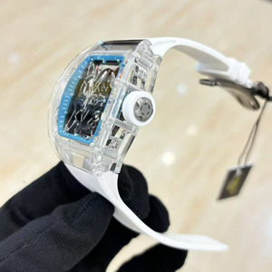 26 OEM-branded top-quality crystal case <b>skeletonized</b> <b>automatic</b> mechanical waterproof <b>watches</b> - Product Image 3