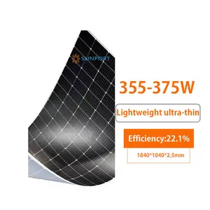 Giá tốt nhất 550W Tấm pin mặt trời giá shingled Bảng điều khiển năng lượng mặt trời cho sử dụng nhà Mono linh hoạt Tấm Pin Mặt Trời 540W 545W 555W 560W
