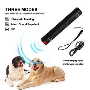 Répulsif à ultrasons pour chiens OMNI-CATCH à 3 modes, dispositif anti-aboiement avec alarme sonore, outil d'entraînement pour chiens rechargeable par USB - Product Image 1