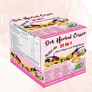Caffè Bianco alle Erbe per Commercio Estero Transfrontaliero, <span class=keywords><strong>21</strong></span> Peptidi di Collagene, 210g, Caffè Istantaneo Dolce e Morbido in Busta - Product Image 1