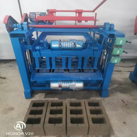 Máquina Portátil Hidráulica Automática de Ahorro de Energía para Fabricación de Bloques de Cemento Huecos con Función de Corte de Ladrillos y Producción de Ladrillos de Bordillo