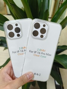เคสใสสำหรับ <span class=keywords><strong>iPhone</strong></span> 17 <span class=keywords><strong>PRO</strong></span> MAX 2.0มม. ทนทานดูดซับแรงกระแทกมุมเสริมฝาครอบโทรศัพท์ TPU สำหรับ <span class=keywords><strong>iPhone</strong></span> 17 16 15 14 13 <span class=keywords><strong>12</strong></span> - Product Image 5